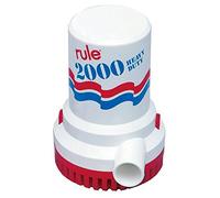 Pompa Sommersa di Sentina Immersione RULE 2000 12V Portata 126 Lt Nautica Barca