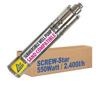 POMPA SOMMERSA ELETTRICA 550W PER POZZI PROFONDI ADATTA AD ACQUA SABBIOSA