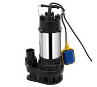 Pompa sommersa in acciaio inox, pompa per acqua sporca con interruttore a galleggiante, 550 W, altezza di mandata 15 m, 2850 giri/min, 18 m³/h, pompa dell'acqua