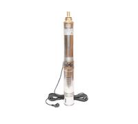 Pompa sommersa per acqua, 1,1 kW, 220 V, 100 L/min, 48 m, Acciaio inossidabile, Ø 95 mm Pompa 1100 W