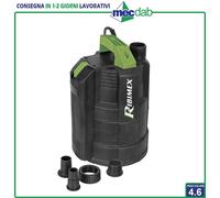 Pompa Sommersa Per Acque Chiare 350W Con Galleggiante Integrato 6000 L/h