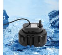 Pompa sommersa per acque sporche, 75 W, pompa di copertura per piscina (nero)