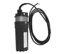 Pompa Sommersa per Pozzo Profondo 6.5L, Pompa Acqua Solare 12V DC, Alta Potenza, Blu - Resistente e Corrosione, Irrigazione e Abbeveraggio Remoto (Nera)