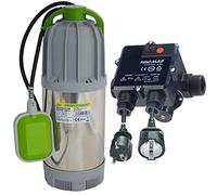 POMPA SOMMERSA POMPA SOMMERSA A PRESSIONE POMPA A CISTERNA POMPA ACQUA PIOVANA Acquedotto domestico POMPA Regen-Star-SUPER 800-3 con cavo 10m, con comando pompa di PRODUZIONE EUROPEA, FLUOMAC®