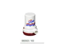 Pompa svuota Sentina Rule - 12 o 24v - 1500/2000/3700 GPH, Per Barca Gommone