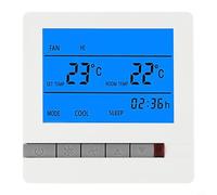 Pompa Termostato Non programmabile Montato Grande Display LCD Accuratezza Dell'aria Pc Controller per Elite per Condizionatore o Calore Digitale Parete Avere Temperatura Abs Flame