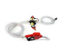 Pompa Travaso Gasolio 12 V Pompa Gasolio Autoadescante Pompa Diesel 175 W 50 l/min con pistola automatica di benzina mobile (tubo di scarico in PVC)