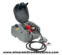 Pompa Travaso Gasolio 12 V + Serbatoio 100 Lt + Pistola Wortex UNIT DDC 12V 100l