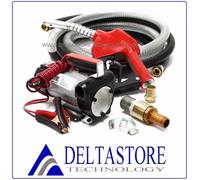 POMPA TRAVASO GASOLIO 12V 150W 40Lmin AUTODESCANTE DELTASTORE