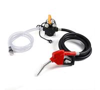 Pompa Travaso Gasolio 230 V 550 W Pompa Gasolio Autoadescante Pompa Diesel 50 l/min con pistola automatica di benzina mobile (tubo di scarico in gomma)