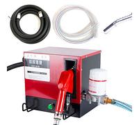 Pompa Travaso Gasolio 230 V Pompa Gasolio Autoadescante 60L/min Deluxe Kit, 550 W, con tubo diesel e filtro | Upgrade | EU SHIPING