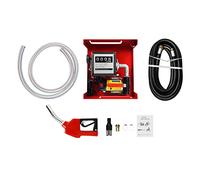 Pompa Travaso Gasolio 230 V Pompa Gasolio Autoadescante Pompa Diesel 200 W 50 L/min, pistola automatica, tubo da 4 m, contatore