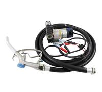 Pompa travaso gasolio autoadescante a batteria 24V con pistola e tubo