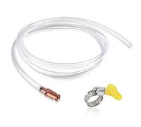 Pompa Travaso Gasolio con Fascetta Stringitubo,1.8 M Pompa Sifone Automatica di Trasferimento del Gas,Kit Pompa Travaso Benzina Multiuso per Il Trasporto Rapido di Liquidi