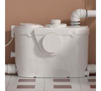 Pompa trituratore per cantina, pompa per WC con motore in rame per sotto la linea 23 piedi/7 m, sistema di lavaggio verticale/orizzontale, 4 ingressi per lavello, doccia/lavandino,500W