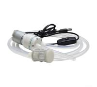 Pompa USB per estrarre il vino, in plastica, 1 m, in silicone | Corpo in plastica, tubo in silicone, antimacchia, facile da pulire, compatto