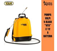Pompa Volpi V-Black VITA 12 lt irroratrice a batteria nebulizzatore spalla