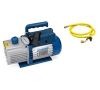 POMPA VUOTO CONDIZIONATORE BISTADIO 127 LT/MIN 2 STADI + FRUSTA RUBINETTO + OLIO