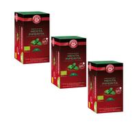 Pompadour 1913 | Infuso 100% Biologico | Menta Piperita Aromatica e Fresca - 3 x 20 Filtri di tè (135 Gr) | Menta BIO per Infuso Erbe