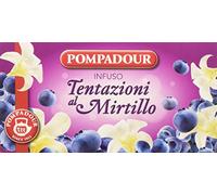 120 filtri POMPADOUR INFUSO TENTAZIONI AL MIRTILLO tisane bevanda the tisana