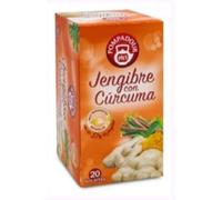 Pompadour Infuso allo Zenzero e Curcuma, 20 Bustine da 36 g, Depurativo, Confezione da 3