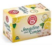 Pompadour Infuso allo Zenzero e Limone, 20 Bustine da 35 g, Rinvigorente, Confezione da 3