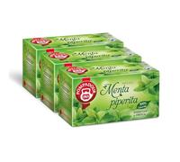 Pompadour, Infuso Menta Piperita, 60 Filtri (3 Confezioni da 20 Filtri), Digestivo e Fresco, Certificato RFA, 100% Naturale, Senza Lattosio, Glutine e Allergeni, Vegan