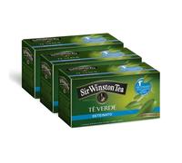 Pompadour Sir Winston Tea, Tè Verde Deteinato, 60 Filtri (3 Confezioni da 20 Filtri), Gusto Ricco, Ideale in Ogni Momento, Senza Lattosio, Glutine e Allergeni, Vegan