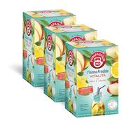 Pompadour, Tisana Fredda Vitalità, 54 Filtri (3 Confezioni da 18 Filtri), con Mela e Limone, Energizzante e Dissetante, Senza Lattosio, Glutine e Allergeni