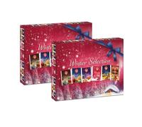 Pompadour, Winter Selection (2 box da 30 filtri), Infusi Invernali, Garofano Cannella, 1001 Notte, Caldo Abbraccio, Fiocchi di Neve, Magia d'Inverno, Cielo di Stelle, Senza Lattosio e Allergeni, Vegan
