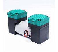 Pompe a Membrana, Pompa for vuoto senza olio 2AP51 Pompa di aspirazione a pressione negativa Pompa a membrana a doppia testa Adatta for massaggi estetici in auto(24v)