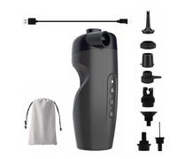 Pompe ad aria elettrica senza fili, colore nero, gonfiaggio e sgonfiaggio rapidi con doppia funzionalità, per uso domestico e da viaggio, ad alta pressione