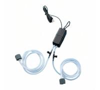 Pompe ad aria per acquario USB a doppia porta elegante a risparmio energetico per serbatoi d'acqua dolce con alimentatore USB Aeratore alimentato per uso domestico