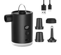 Pompe ad aria per esterni Capacità 3600 mAh con adattatore Costruzione Adatto per Campeggio Piscina Galleggiante Materassi Ad Aria Veloce Gonfiare Sgonfiare Elettrico