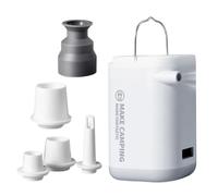 Pompe Da Campeggio Esterno Portatili Builti Nel Compressore A Vuoto Leggero Per Barca Materasso Gonfiabile Inflazione Rapida Traveling Travel Air Inflator Per Campeggio