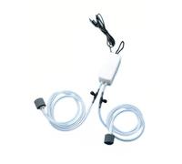 Pompe d'aria per acquario a doppia uscita Aeratore alimentato tramite USB per acquari silenziosi a doppio foro aeratore alimentato tramite USB