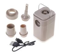 Pompe elettriche ad aria con luce da campeggio e 5 ugelli per gonfiare velocemente pompe di sgonfiaggio di ricambio per materasso piccolo materasso portatile piccolo materasso