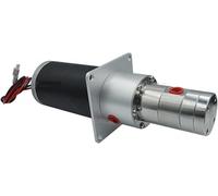 Pompe for acque reflue/effluenti MG222XP02B25 Pompa elettrica autoadescante DC 24V Trasmissione magnetica Ingranaggi in acciaio inossidabile 15LPM for fluido 0-70℃ 0-3000CPS(Stepper Motor,CN-SUS316)