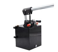 Pompe idrauliche a mano a doppia azione 12-25 - 45 cc, serbatoio olio 1-35 lt. (D.W. 12 ccm serbatoio 5 l)