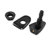 Pompe Lavavetri 2 pezzi/set di auto universale frontale fronzolo parabrezza ugello spruzzatore di spruzzatore spruzzatore di sprinkler water ventola cover cover Regolazione Ugelli Per Tergicristalli