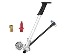 Pompe per sospensioni bici da 400 psi con manometri tubo girevole ad alta pressione pompe ad aria dispositivo per ammortizzatori forcella anteriore aria con tubo girevole
