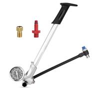 Pompe professionali a molla 400 psi rotanti, intestazioni di inflazione, pompe di shock ad alte prestazioni, per biciclette con misuratori di pressione
