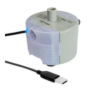Pompe USB per animali domestici Fontana Acquari Motore Super Silenziato Pompe con Luce LED Irrigazione Forniture