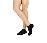 POMPEA 12 Paia Minicalza Unisex in Filo di Scozia, Nero 43/46