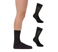 Pompea Pack 2 paia calza corta viscosa nero