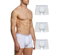 Pompea 3 Paia Boxer Uomo in Cotone, Mutande Uomo con Cuciture a Contrasto e Cinturino Logato