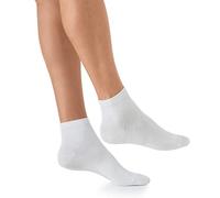 POMPEA 3 PAIA CALZINI SPORTIVI ART. BIKE SOCKS COTONE UOMO E DONNA (35/38, Grigio Melange)