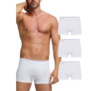 POMPEA 3 Pezzi Boxer Uomo in Cotone Elasticizzato Seamless, Mutande con Cinturino Elastico Logato