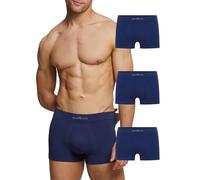 POMPEA 3 Pezzi Boxer Uomo in Morbida Microfibra, Lavorazione a Costine, Mutande Uomo Elasticizzate