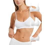 POMPEA 3 Pezzi Reggiseno Senza Ferretto, Brassiere Seamless in Morbida Microfibra con Spalla Stretta